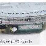 LED swimming pool light resin filled